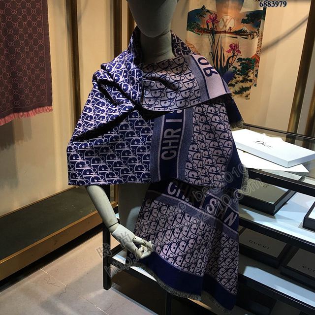 Dior圍巾 迪奧2019新款長圍巾披肩 超百搭Dior女大披肩  llwj7223